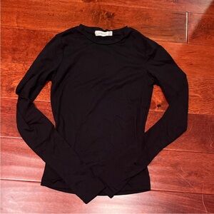 Glassons Classic Black Long Sleeve Top